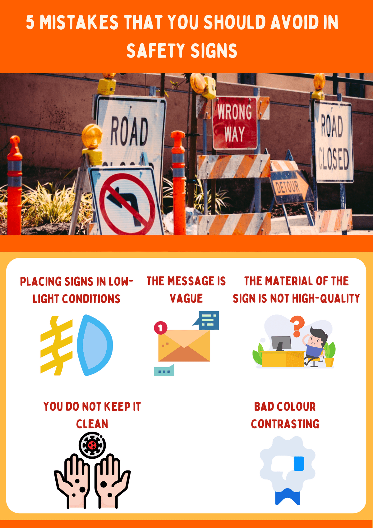 5 Mistakes that You Should Avoid in Safety Signs - Prin...
