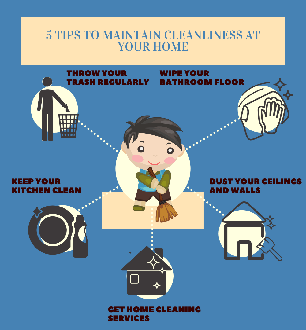 Cleanliness House 5 Tips to Maintain Cleanliness at your Home