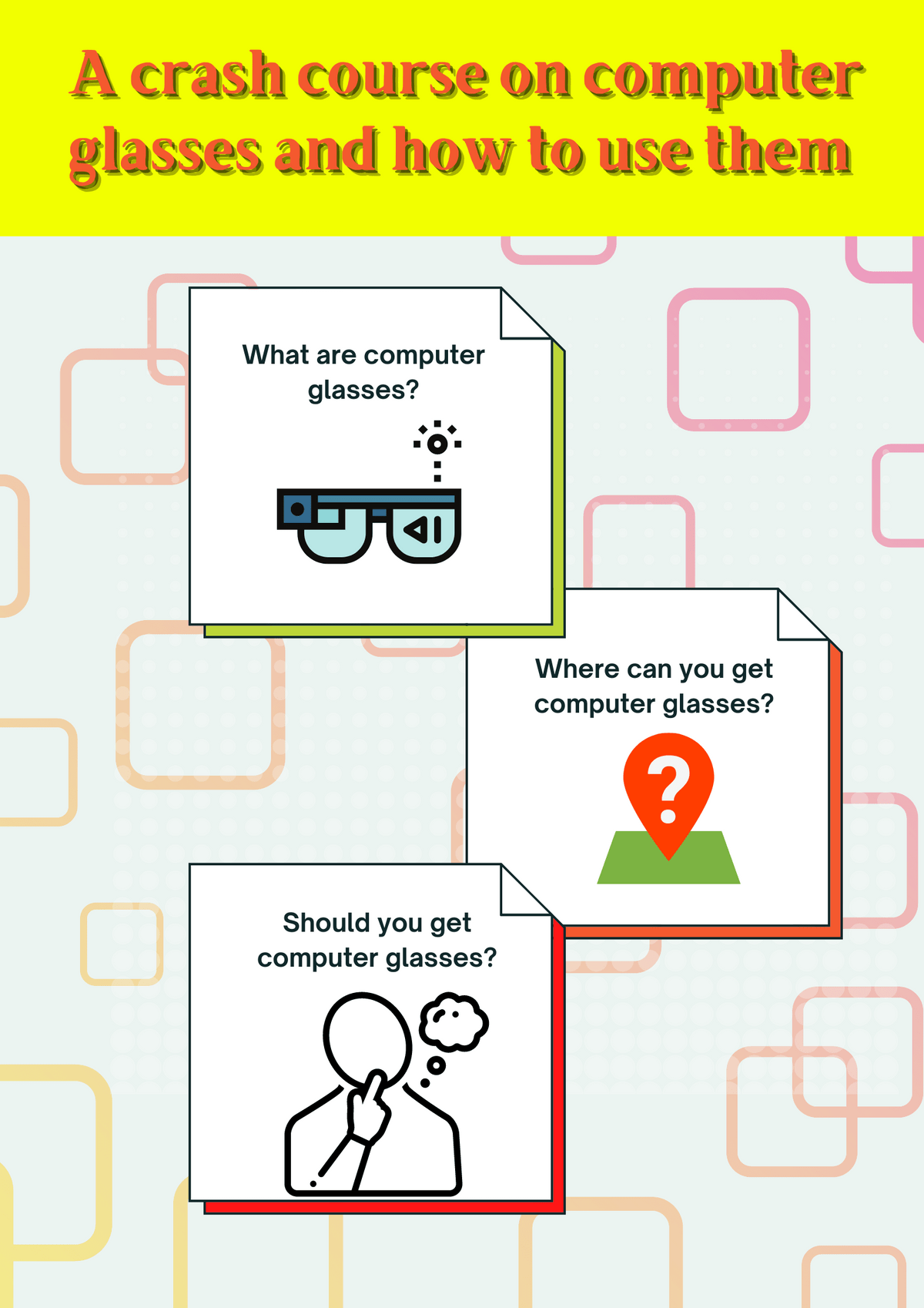 A short guide on computer glasses and why you need them...