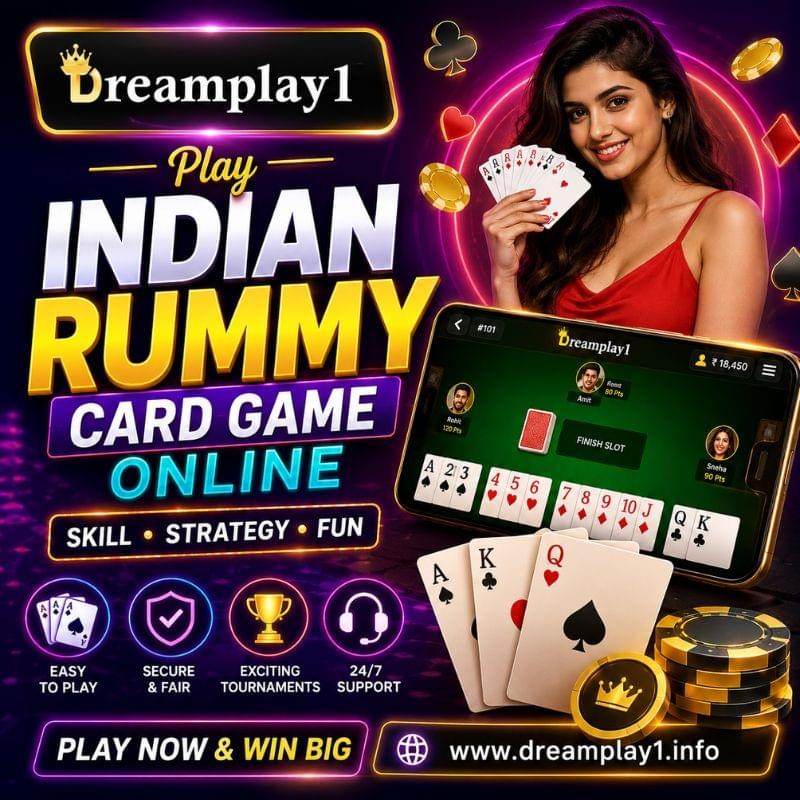 Play Indian Rummy Card Game and Win Big - Dreamplay1