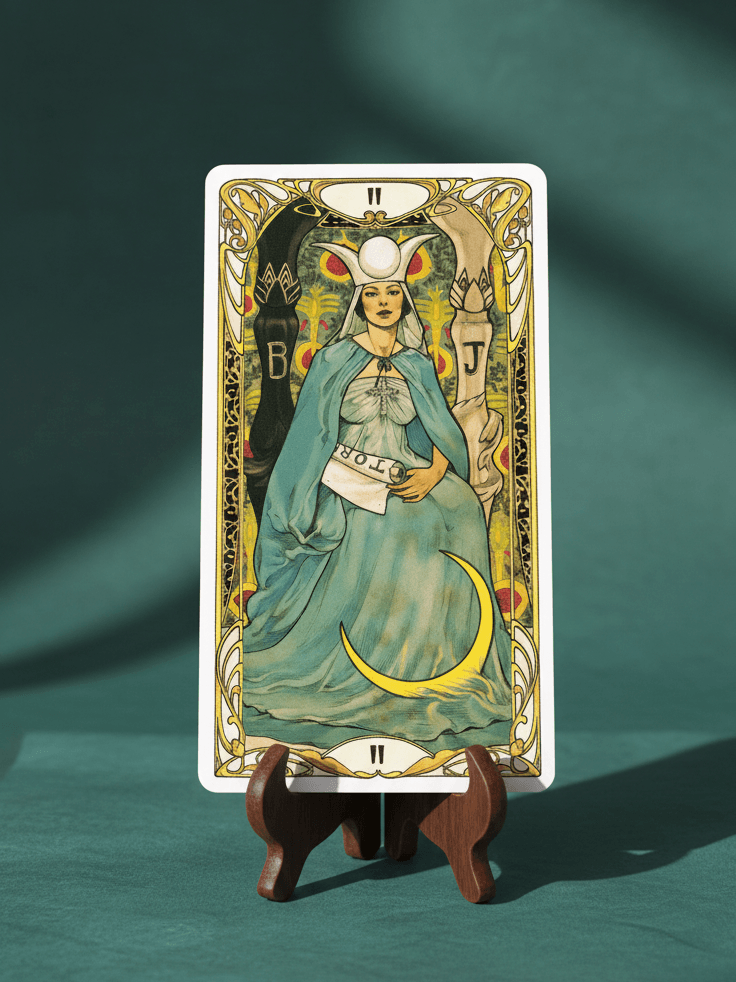 【塔羅分析】如何簡單理解「女祭司」The high priestess？｜雨露均占｜西洋牌卡骨董店｜塔羅｜雷諾曼｜占卜術