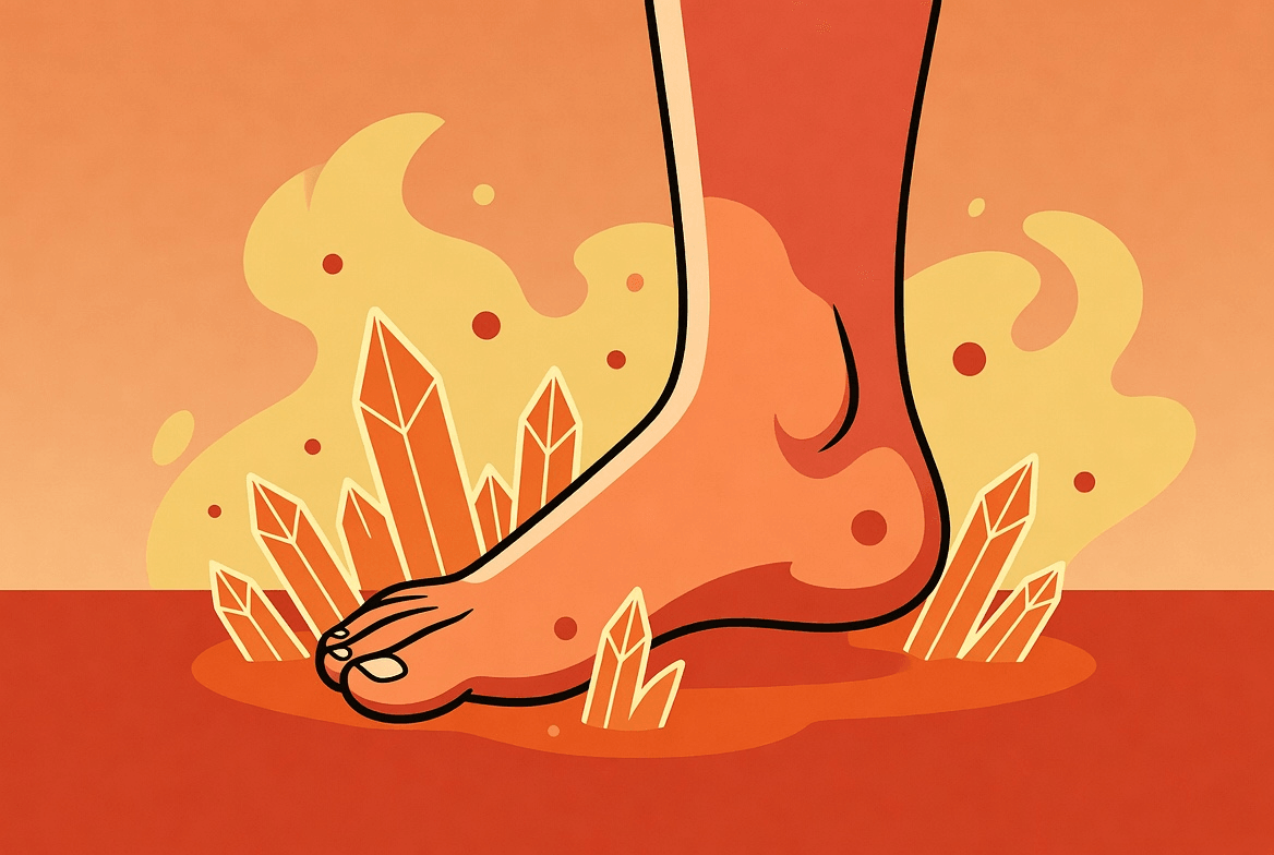 半夜腳趾痛到醒不過來？「痛風」自救方法｜淺顯易懂的行醫筆記｜療寮診所．板橋江子翠｜家醫科診所．健保一般科