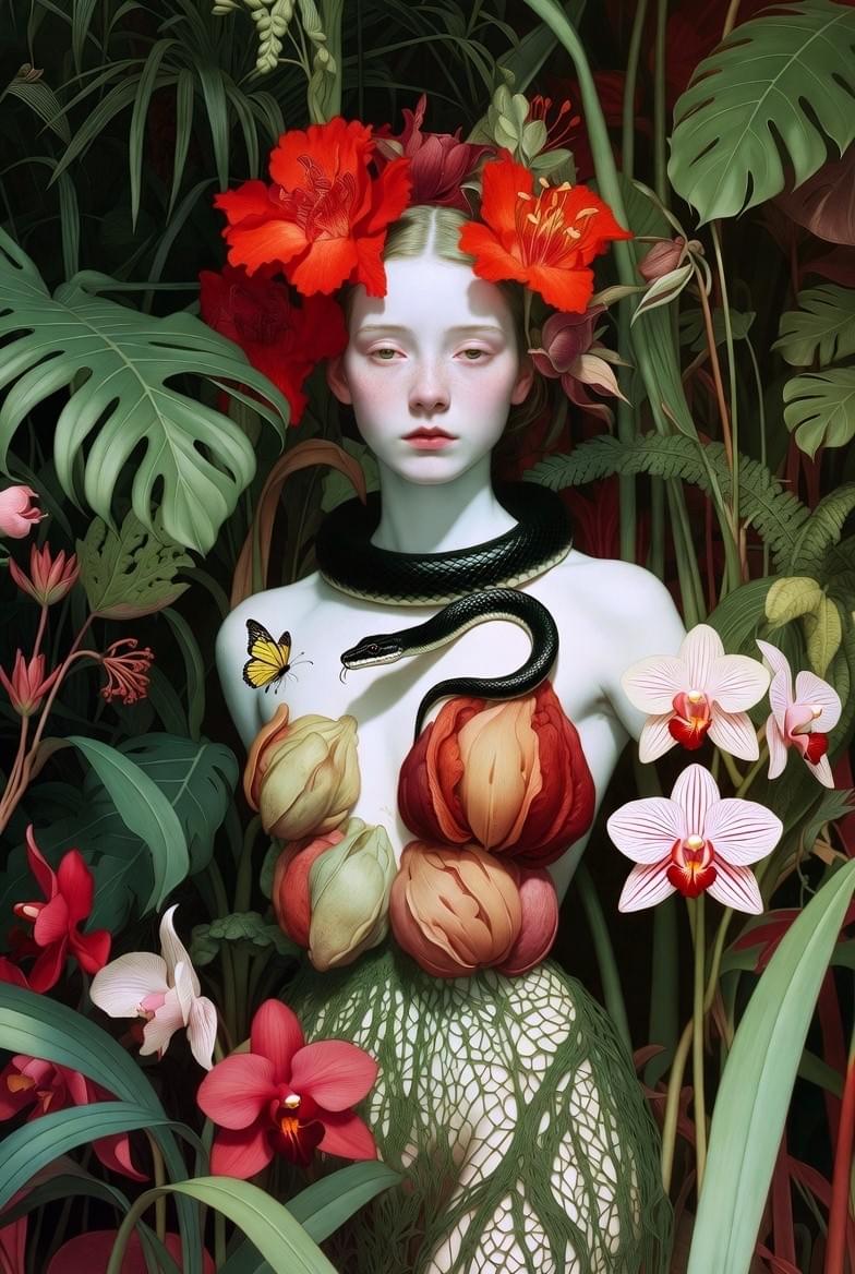 奧祕時刻神諭卡｜16號牌 Eva：雙重性、警覺、誘惑與真相｜雨露均占｜西洋牌卡骨董店｜塔羅｜雷諾曼｜占卜術