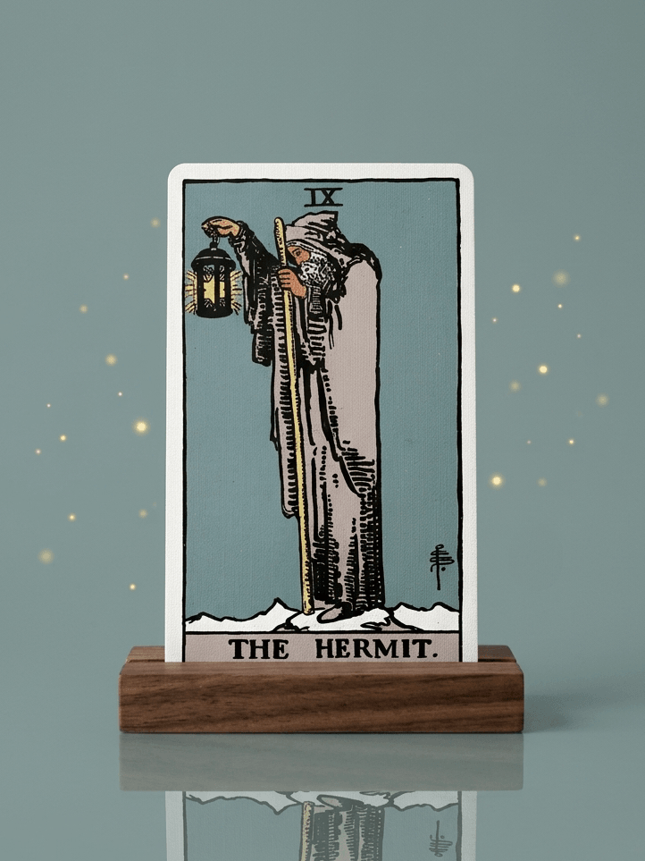 塔羅中的〈隱者〉——混亂時代的內在秩序｜雨露均占｜西洋牌卡骨董店｜塔羅｜雷諾曼｜占卜術