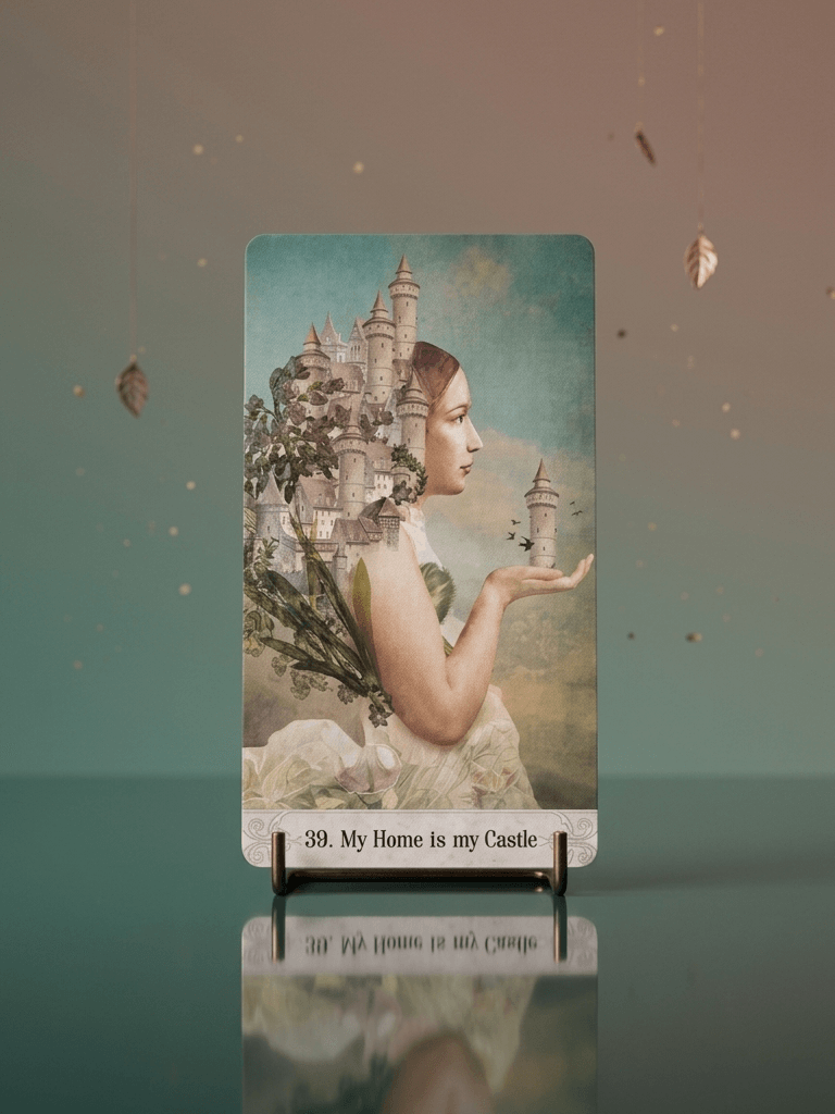 奧祕時刻神諭卡｜39 號牌 My Home is My Castle：生命的重量、靈魂的城堡、歲月的積澱｜雨露均占｜西洋牌卡骨董店｜塔羅｜雷諾曼｜占卜術