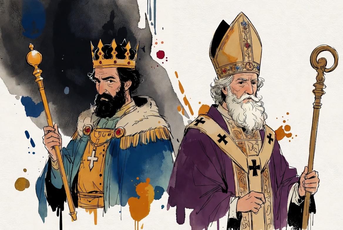 【塔羅分析】國王 vs 教皇 有什麼不同？一位管現實，一位管信念｜雨露均占｜西洋牌卡骨董店｜塔羅｜雷諾曼｜占卜術