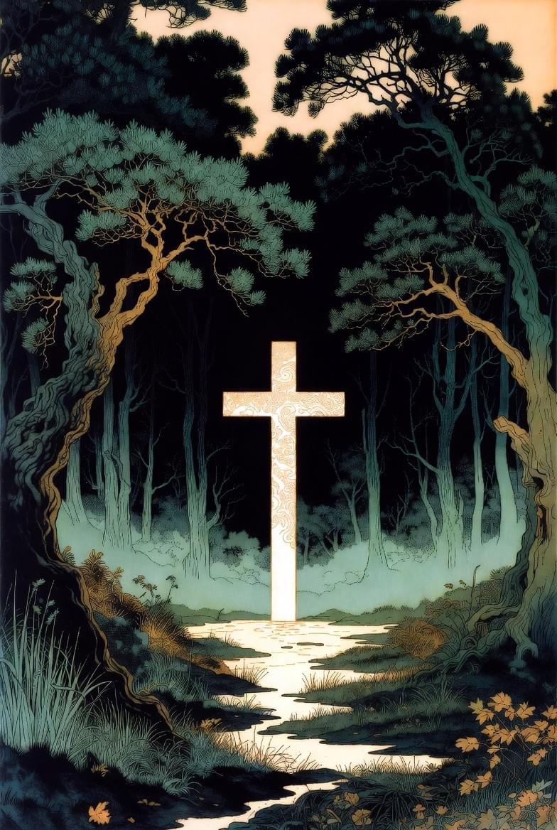 雷諾曼 Lenormand｜十字架 Cross：重量、命運與承擔的意義｜雨露均占｜西洋牌卡骨董店｜塔羅｜雷諾曼｜占卜術