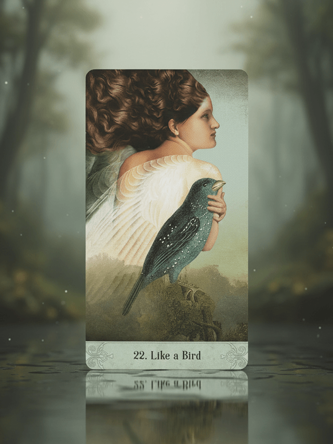 奧祕時刻神諭卡｜22 號牌 Like a Bird：聚焦、未來的可能性、創意的微風｜雨露均占｜西洋牌卡骨董店｜塔羅｜雷諾曼｜占卜術