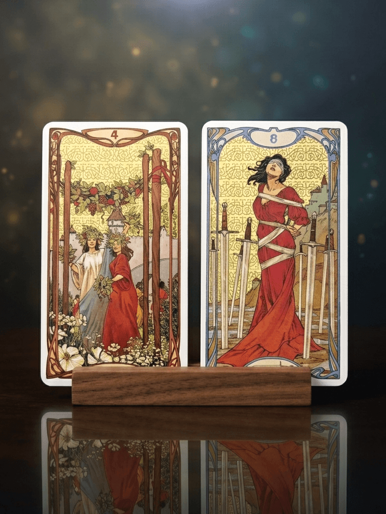 轉向黑暗的勇氣：當塔羅牌建議我們「主動擁抱痛苦」｜雨露均占｜西洋牌卡骨董店｜塔羅｜雷諾曼｜占卜術