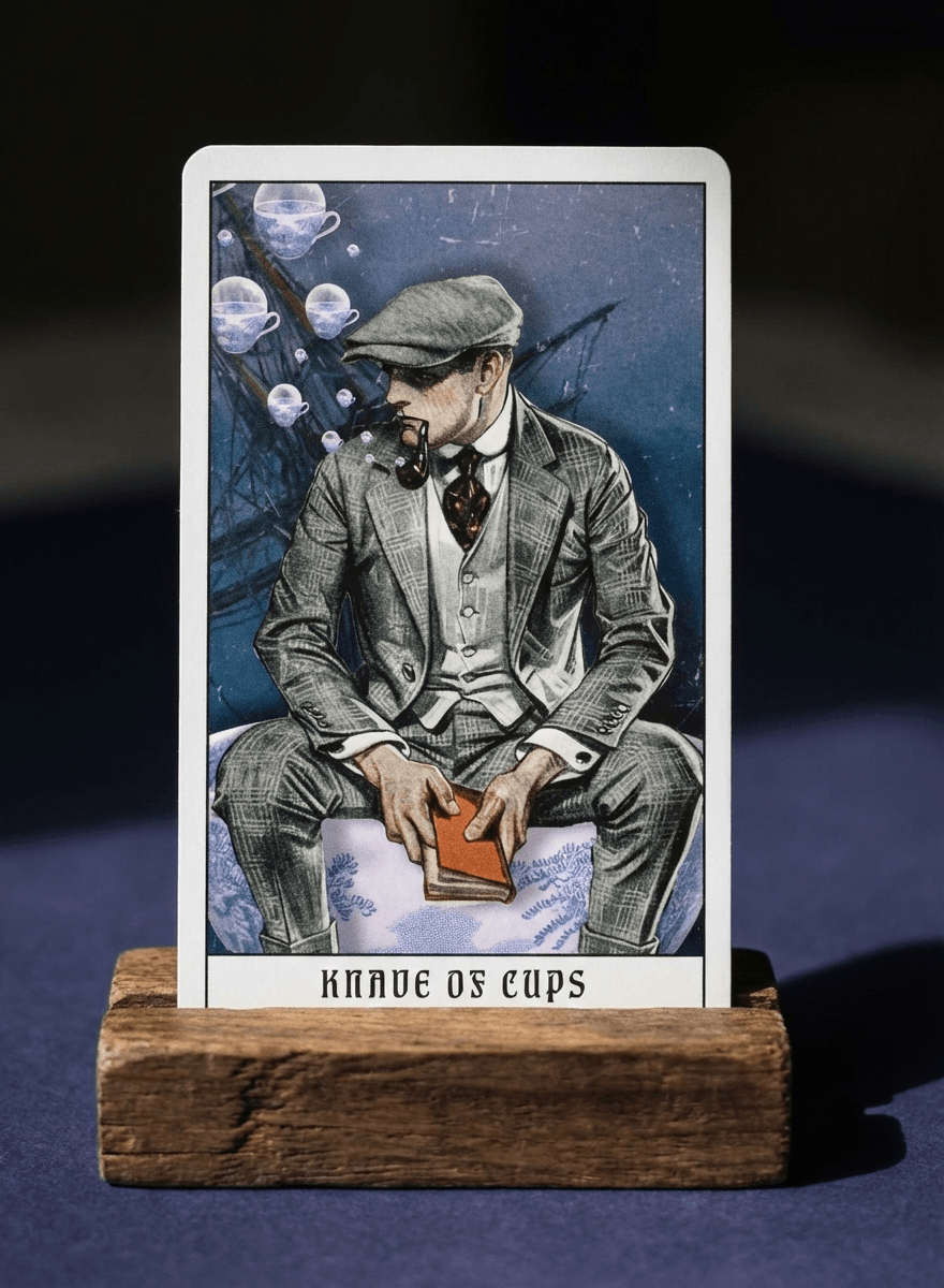 【塔羅分析】聖杯侍衛：情感上的新手，還是初戀？｜雨露均占｜西洋牌卡骨董店｜塔羅｜雷諾曼｜占卜術