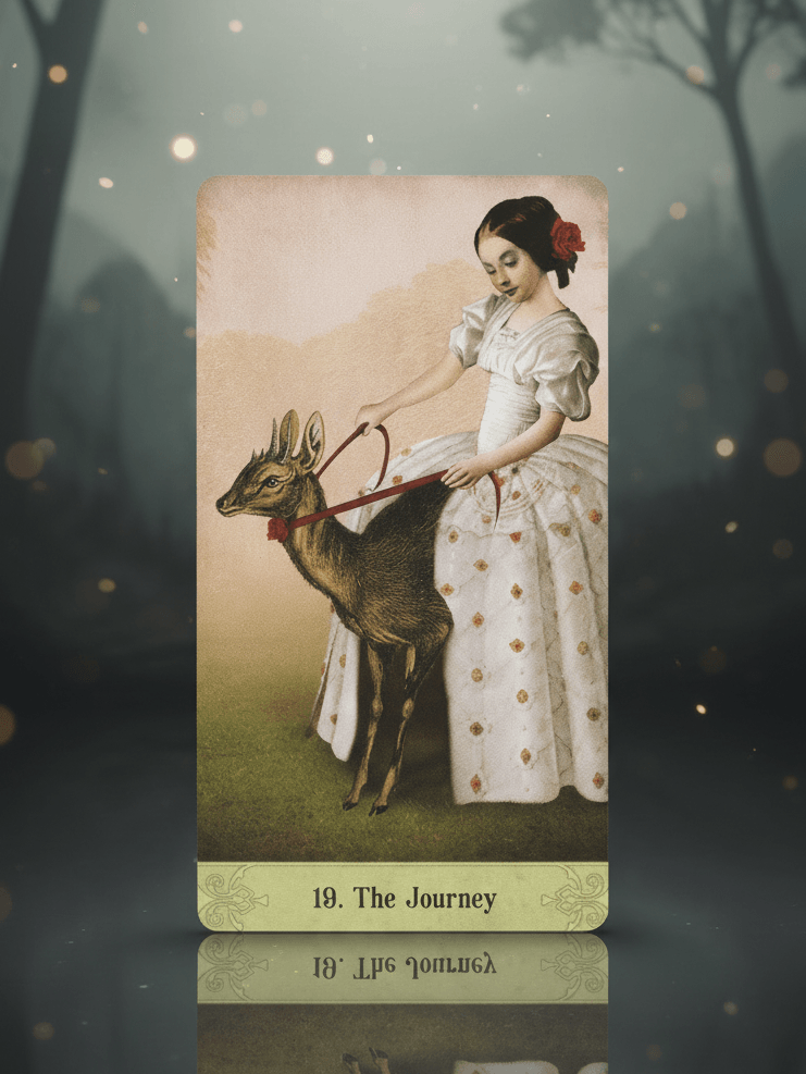 奧祕時刻神諭卡｜19 號牌 The Journey：冒險、好奇心、重拾「過程」的價值｜雨露均占｜西洋牌卡骨董店｜塔羅｜雷諾曼｜占卜術