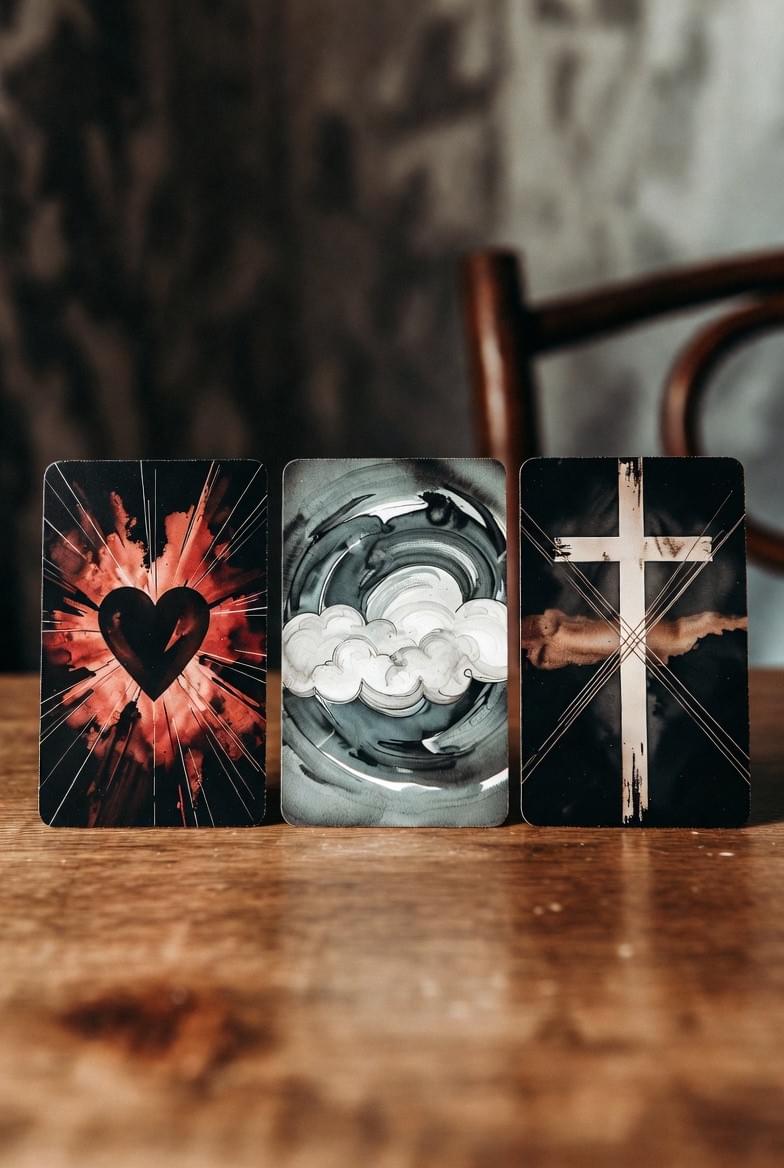 【雷諾曼占卜】問愛情｜關於前度：三張牌，卡在情緒殘影之間｜雨露均占｜西洋牌卡骨董店｜塔羅｜雷諾曼｜占卜術