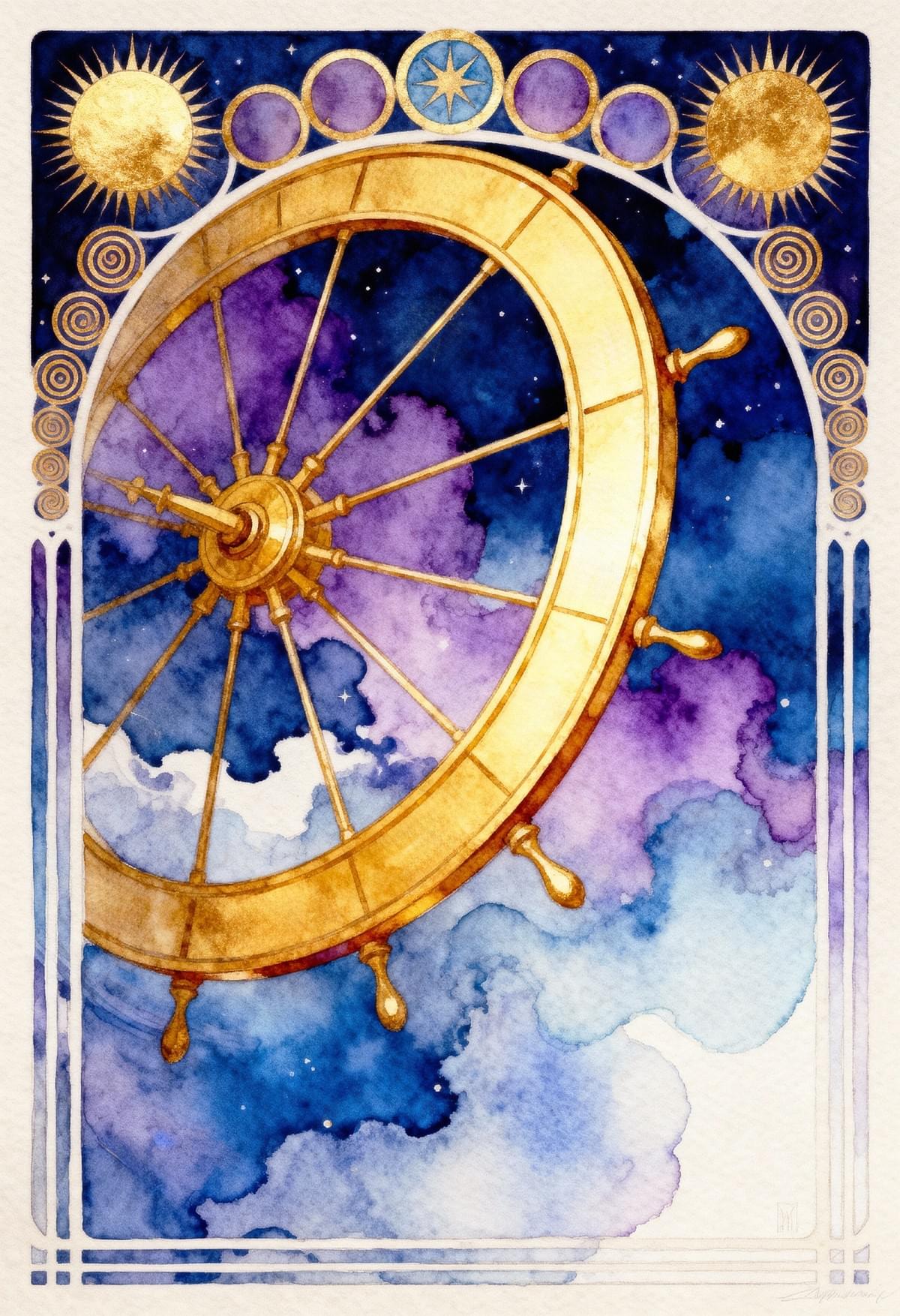 【塔羅分析】深入分析 命運之輪｜The Wheel of Fortune 10號牌｜雨露均占｜西洋牌卡骨董店｜塔羅｜雷諾曼｜占卜術