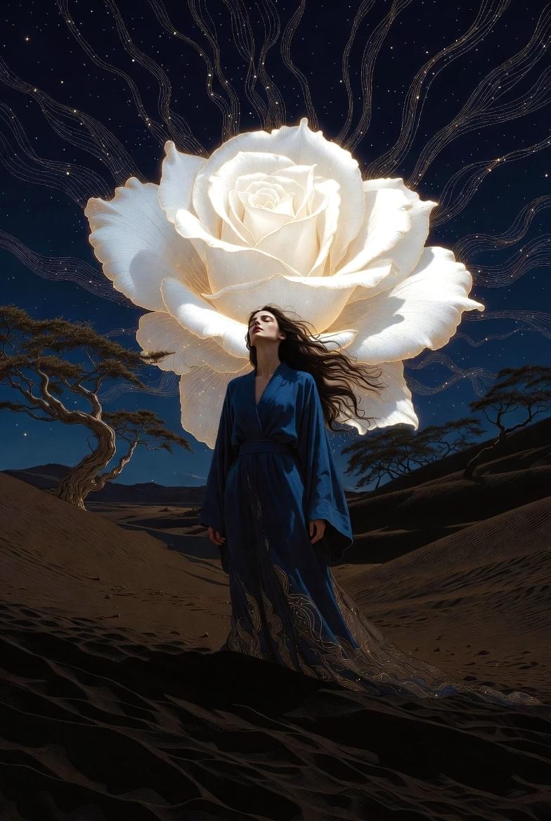 奧祕時刻神諭卡｜30 號牌 White Rose of Hope：希望、指引、覺察身邊的光｜雨露均占｜西洋牌卡骨董店｜塔羅｜雷諾曼｜占卜術