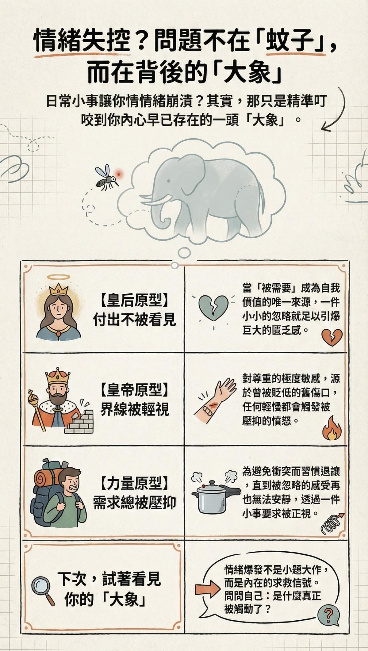 塔羅師看《躲在蚊子後面的大象》：覺察本身就是一種修復｜雨露均占｜西洋牌卡骨董店｜塔羅｜雷諾曼｜占卜術