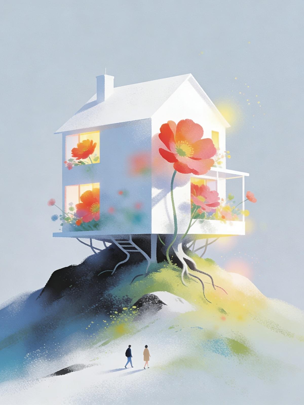 奧祕時刻神諭卡｜36 號牌 House of Flowers：身心靈的和諧、豐盛、走出自我中心｜雨露均占｜西洋牌卡骨董店｜塔羅｜雷諾曼｜占卜術