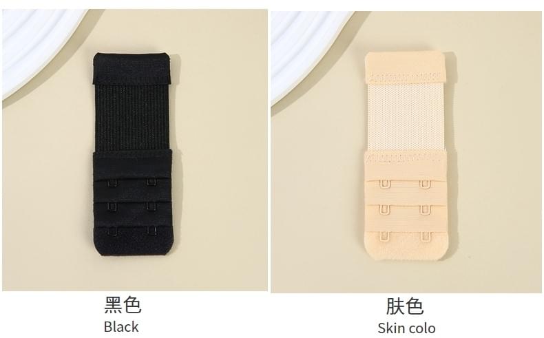 Nylon elastic large three rows two buttons 3.8cm