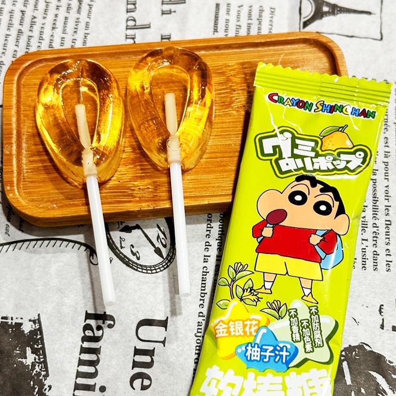 金银花柚子汁软棒糖