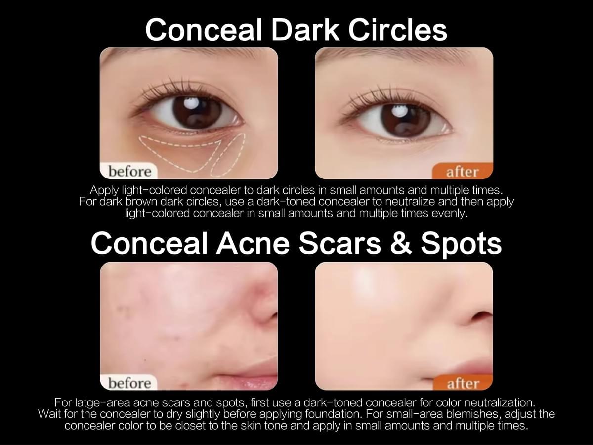 Custom High Quality 6 Colors Concealer Palette New Trend Long Lasting Waterproof Concealer Palette
