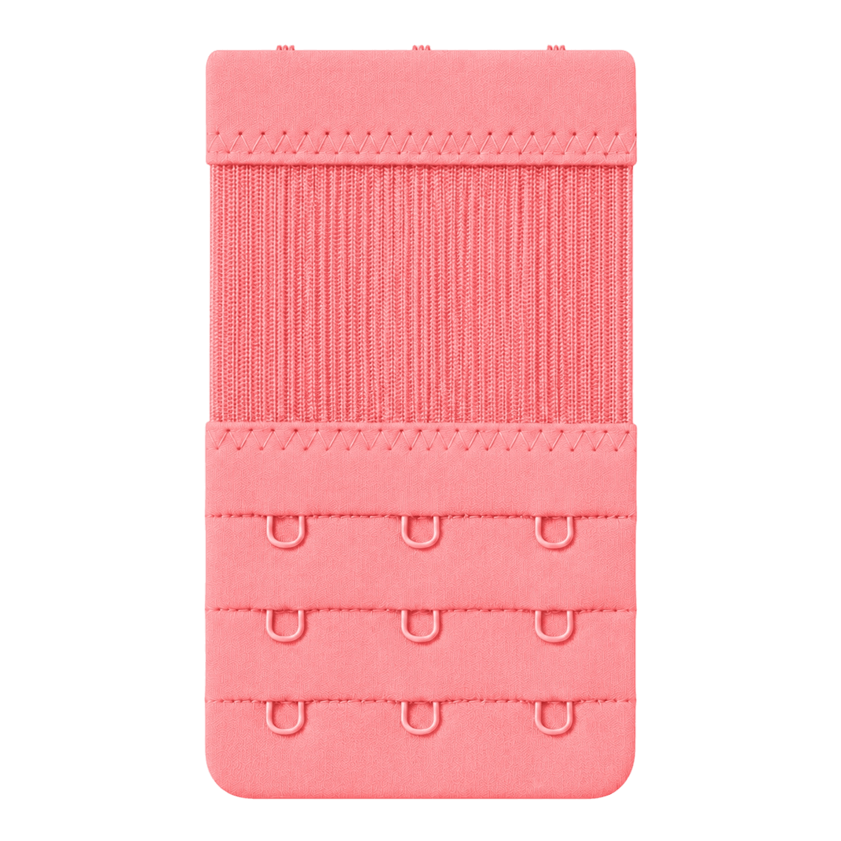 Rubber-coated three-buckle fastener