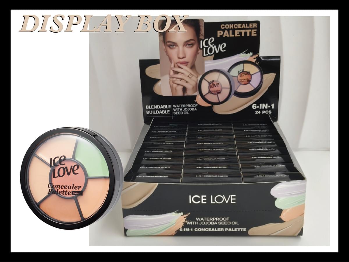Custom High Quality 6 Colors Concealer Palette New Trend Long Lasting Waterproof Concealer Palette