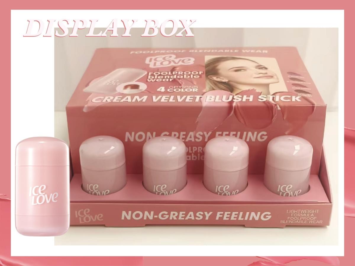 Portable Pocket Blush Stick Cream Blush for Cheeks Lips Eyes, Glow Long Lasting Makeup in Stock