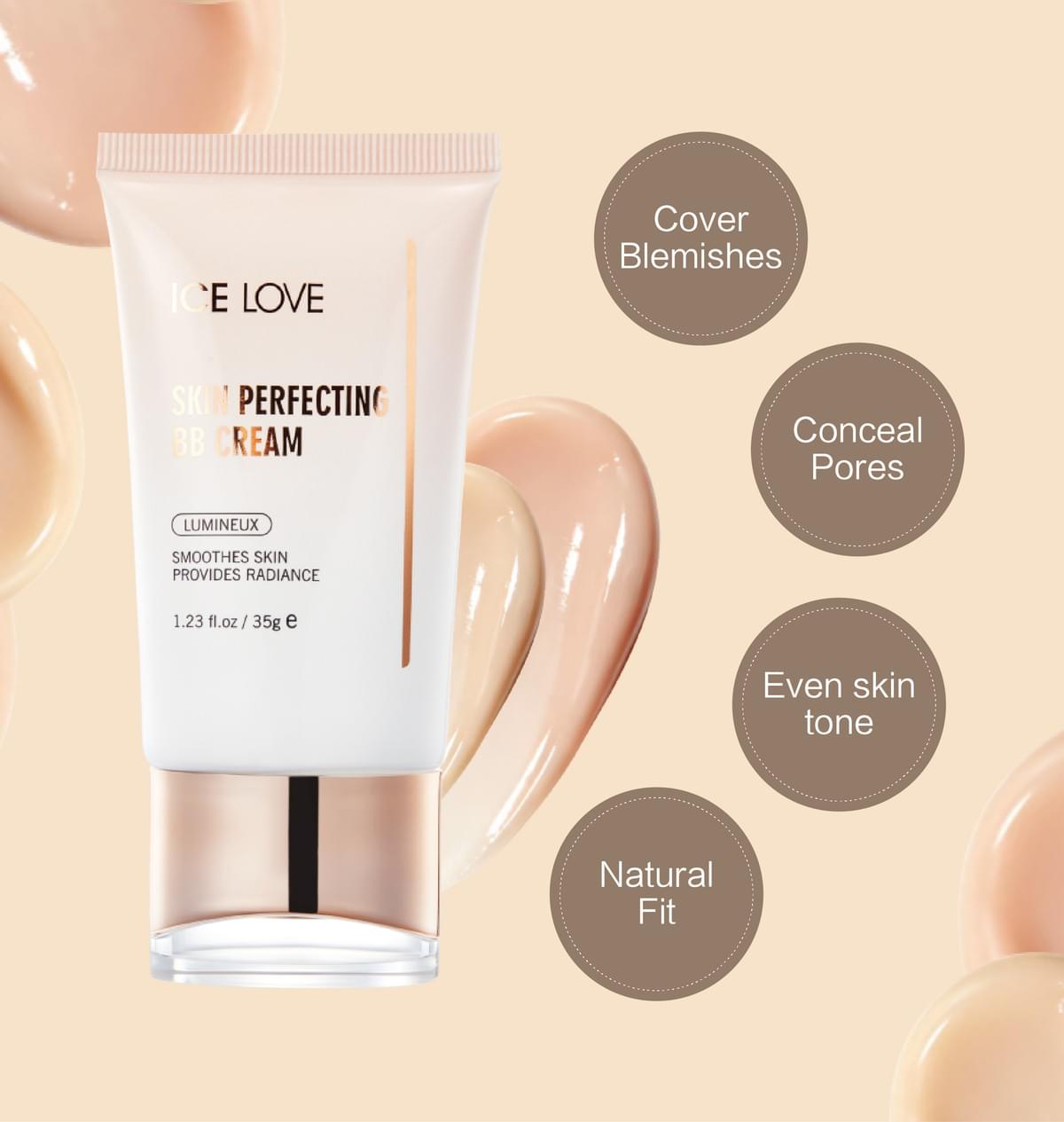 Oem Custom Cc Bb Cream Face Makeup Full Coverage Waterproof Air Cushion Foundation for All Skin