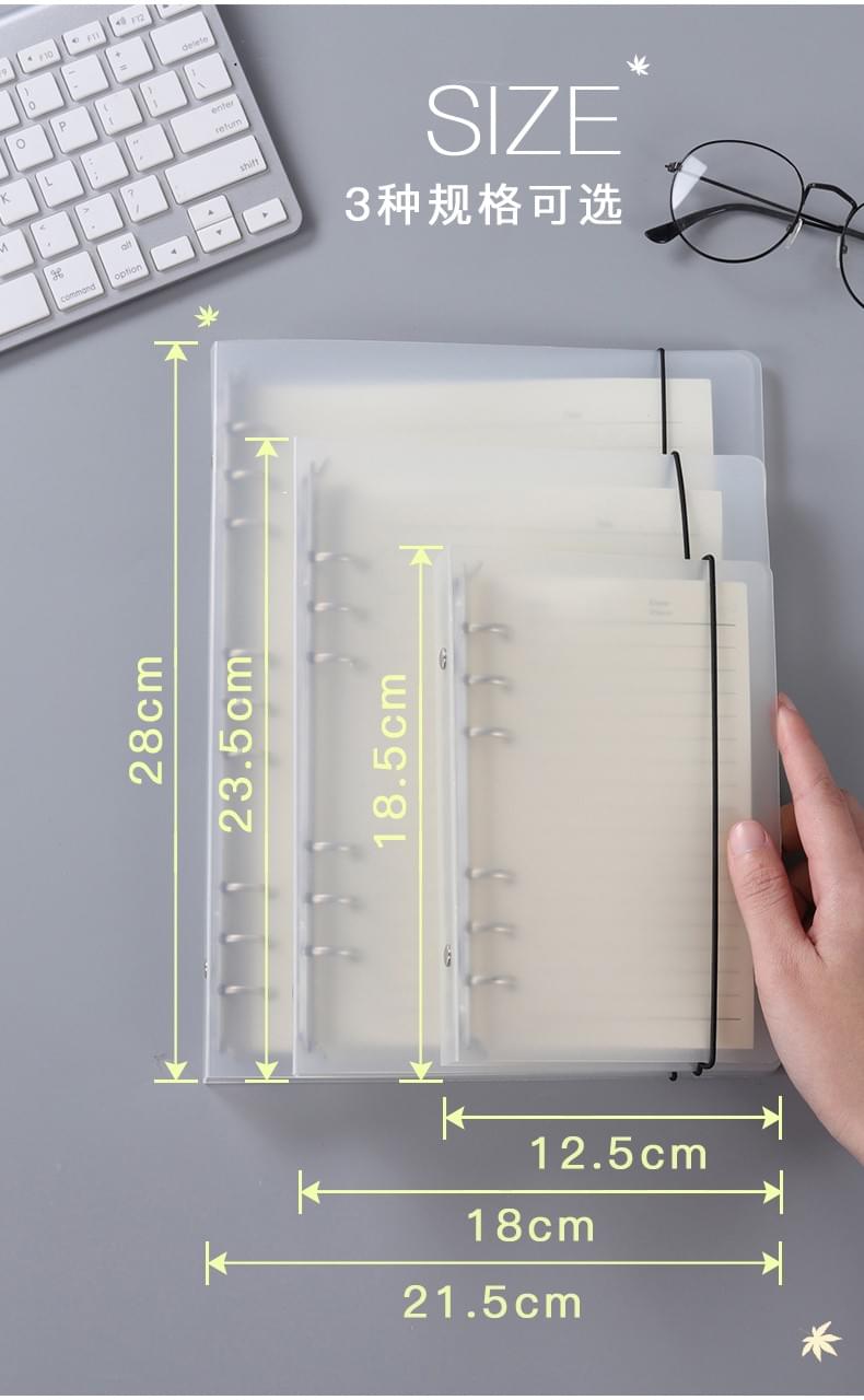 Loose-leaf clips