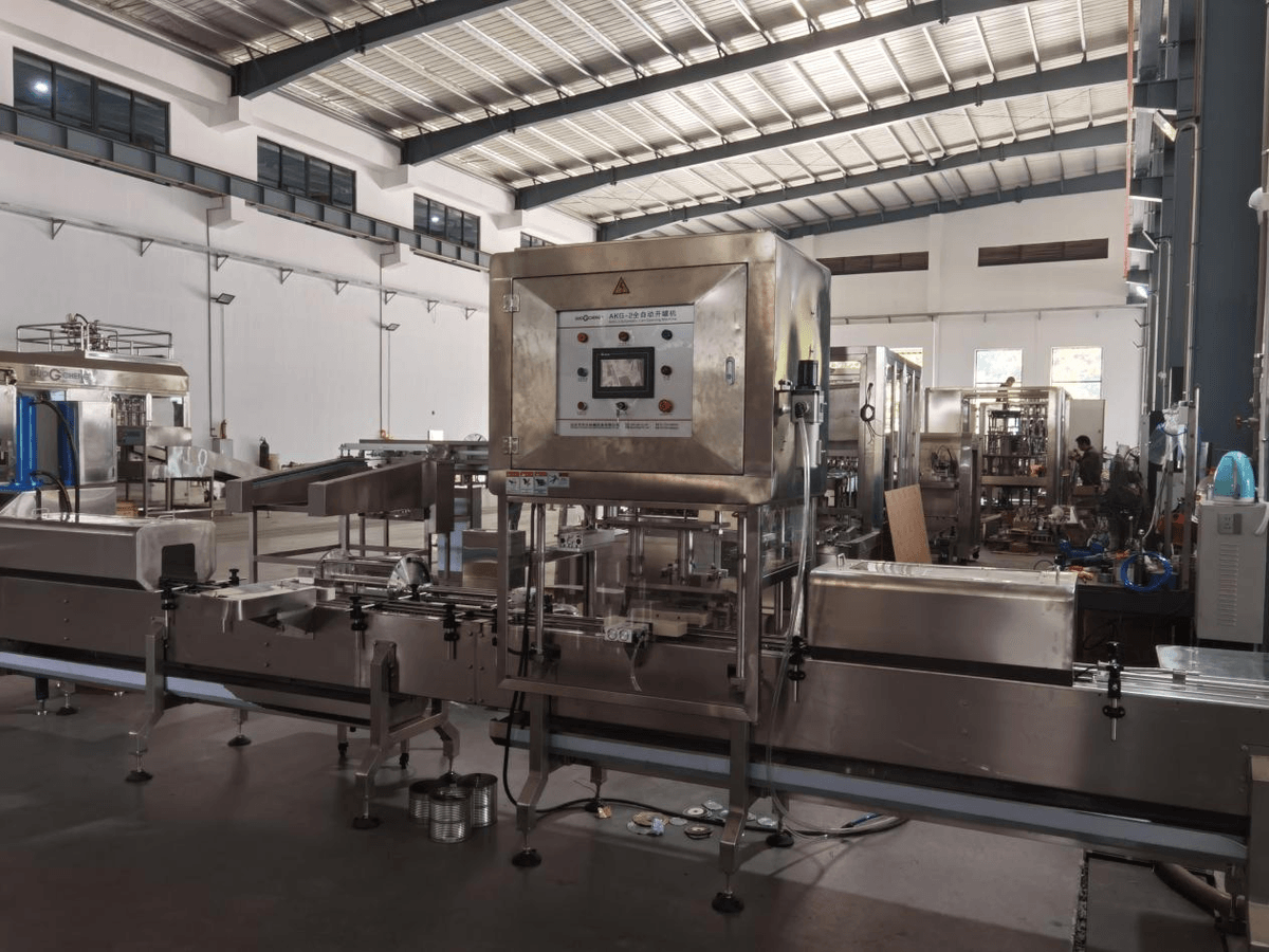 AKG-2 Model Automatic Can Opening Machine with Crusher