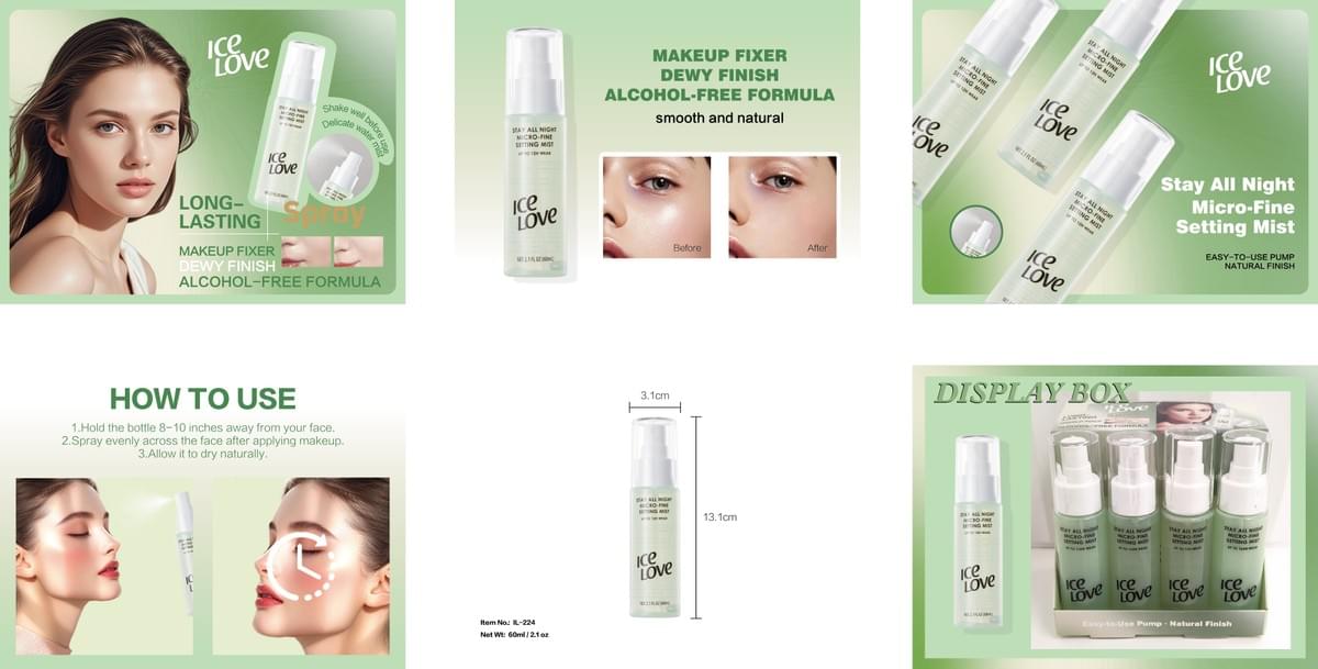 12H Long Lasting Makeup Setting Spray Oil Control Waterproof Setting Spray Private Label