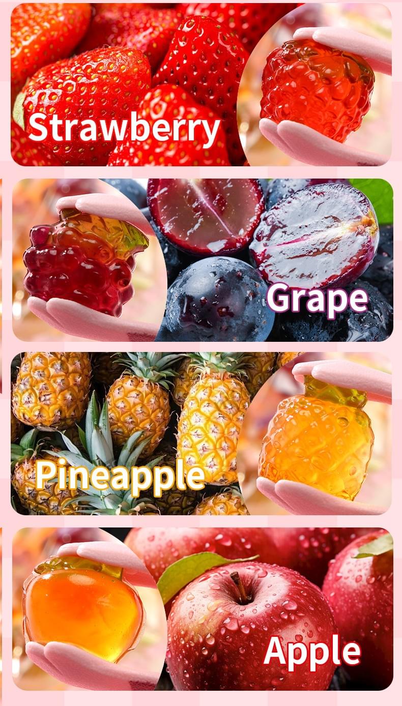 70g 4D Fruit Juice Gummies