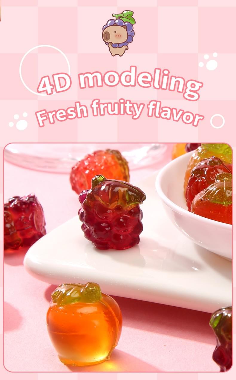 70g 4D Fruit Juice Gummies