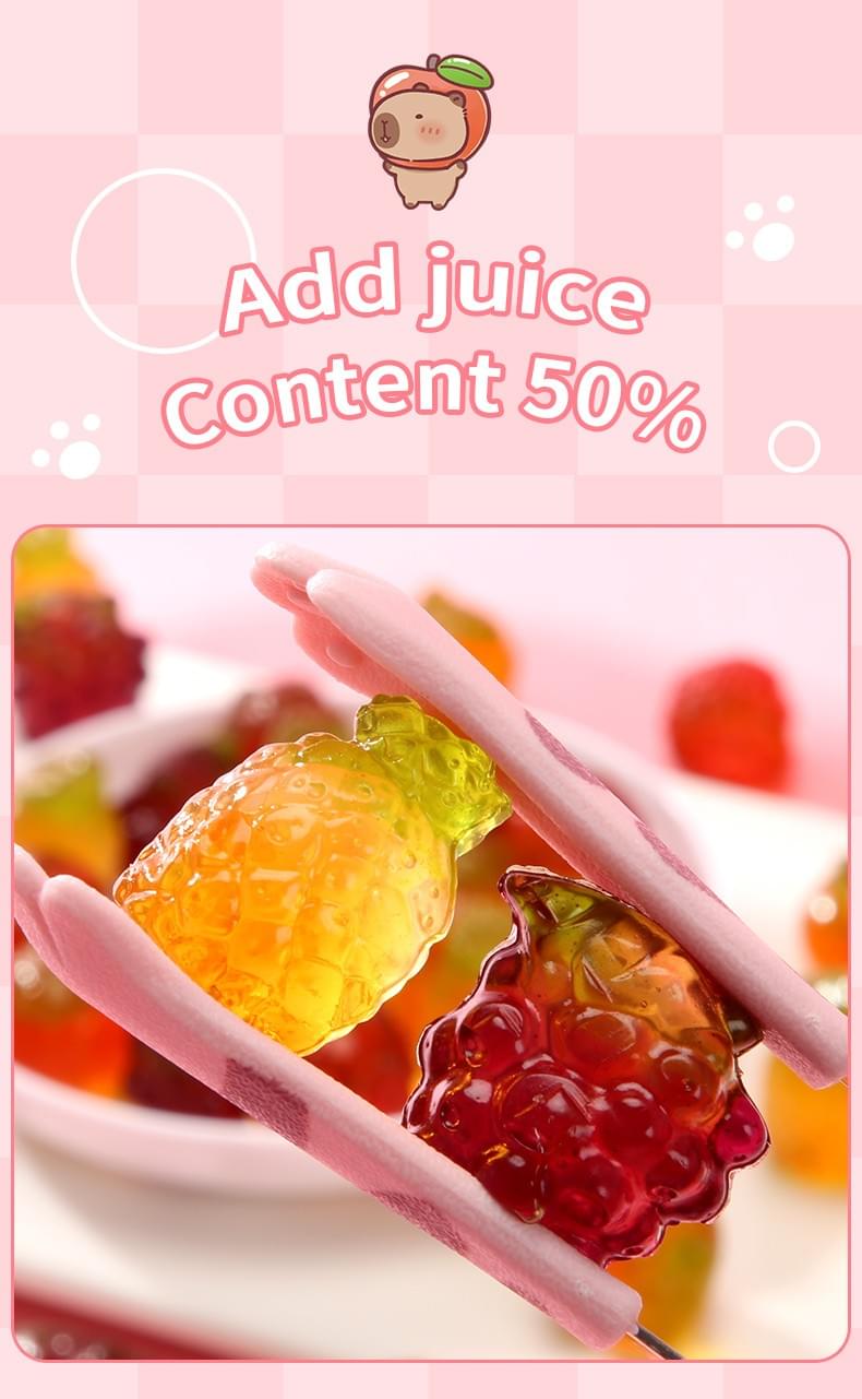 70g 4D Fruit Juice Gummies