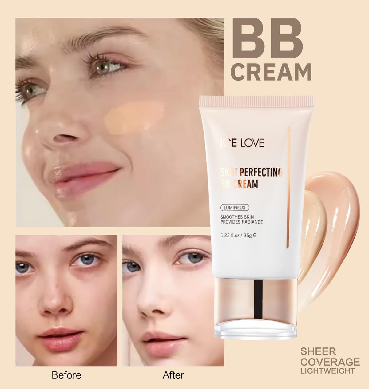 Oem Custom Cc Bb Cream Face Makeup Full Coverage Waterproof Air Cushion Foundation for All Skin