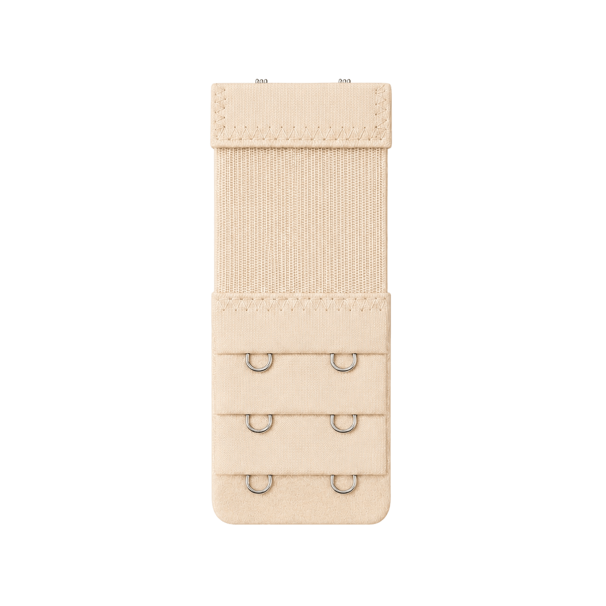 Large two-button elastic closure