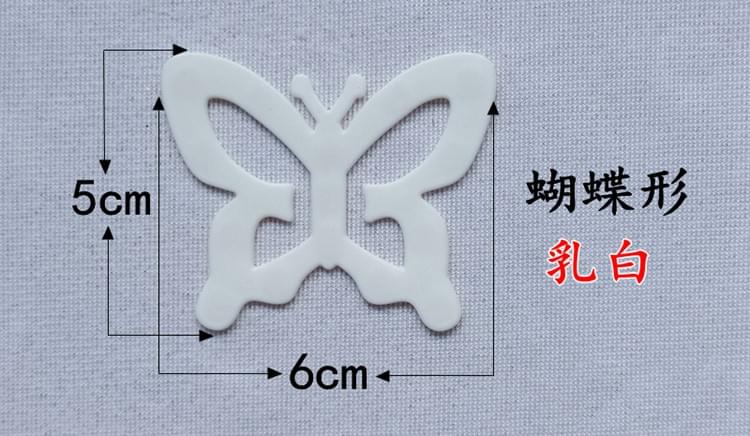 Butterfly-shaped anti-slip buckle