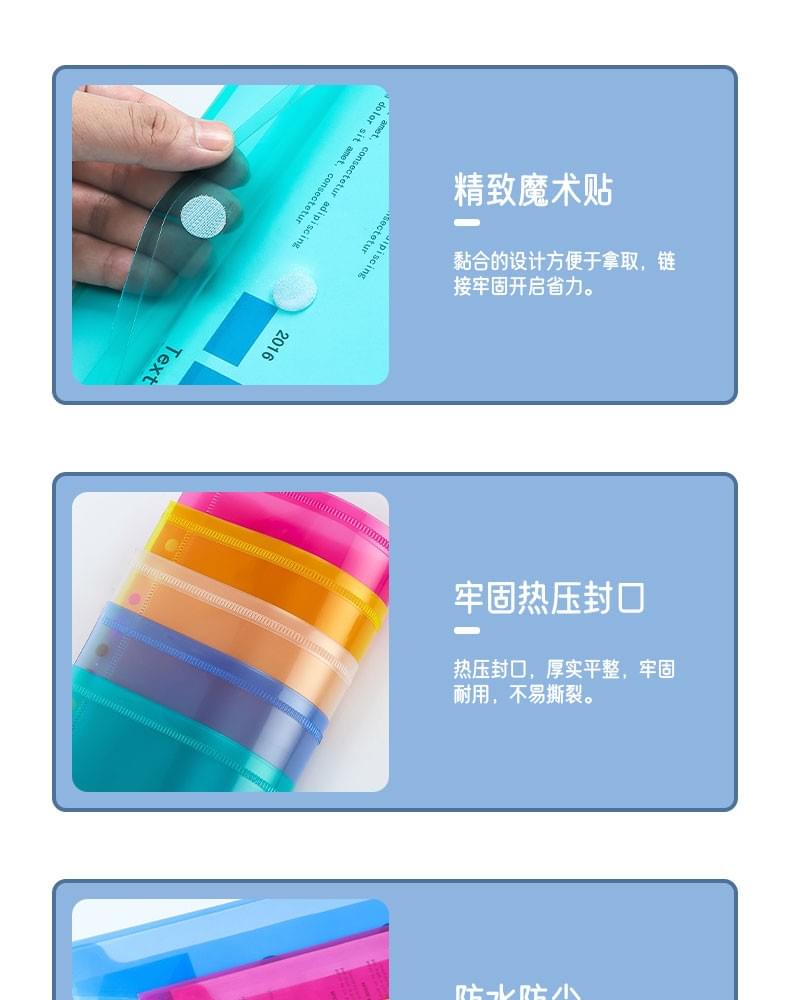 11-hole Velcro document bag