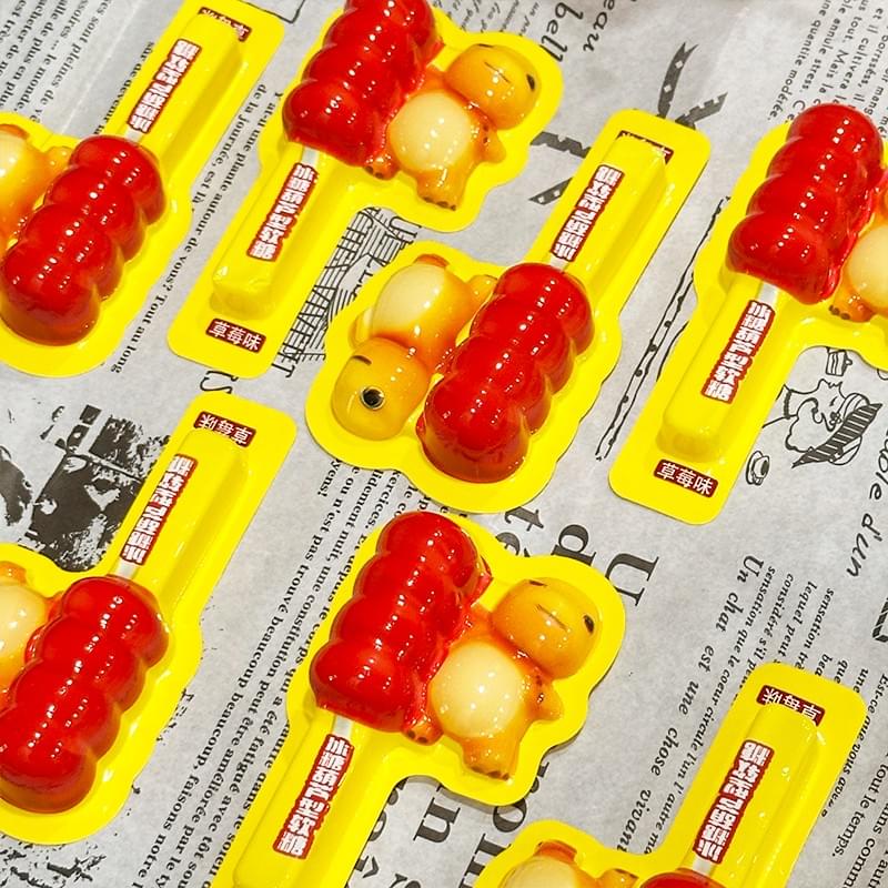 冰糖葫芦型软糖96g_草莓味