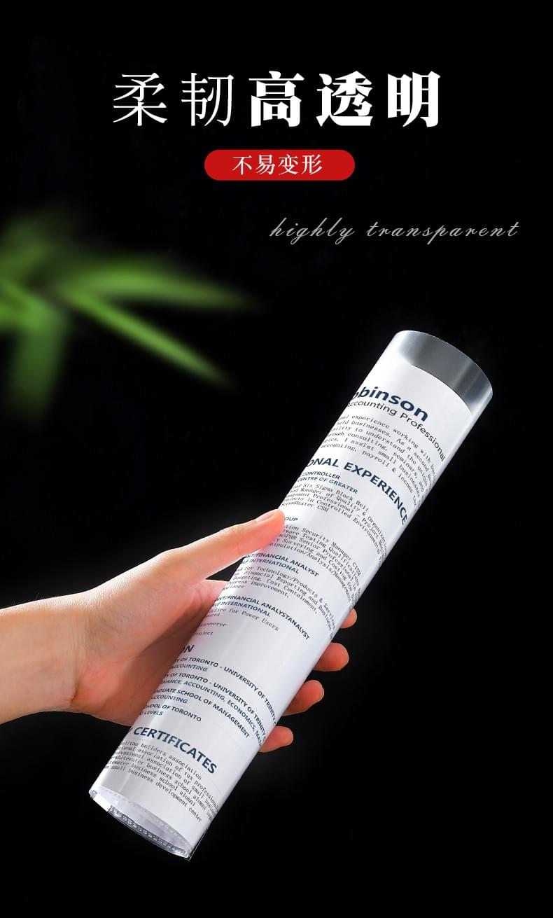 11 hole loose leaf A4 transparent
