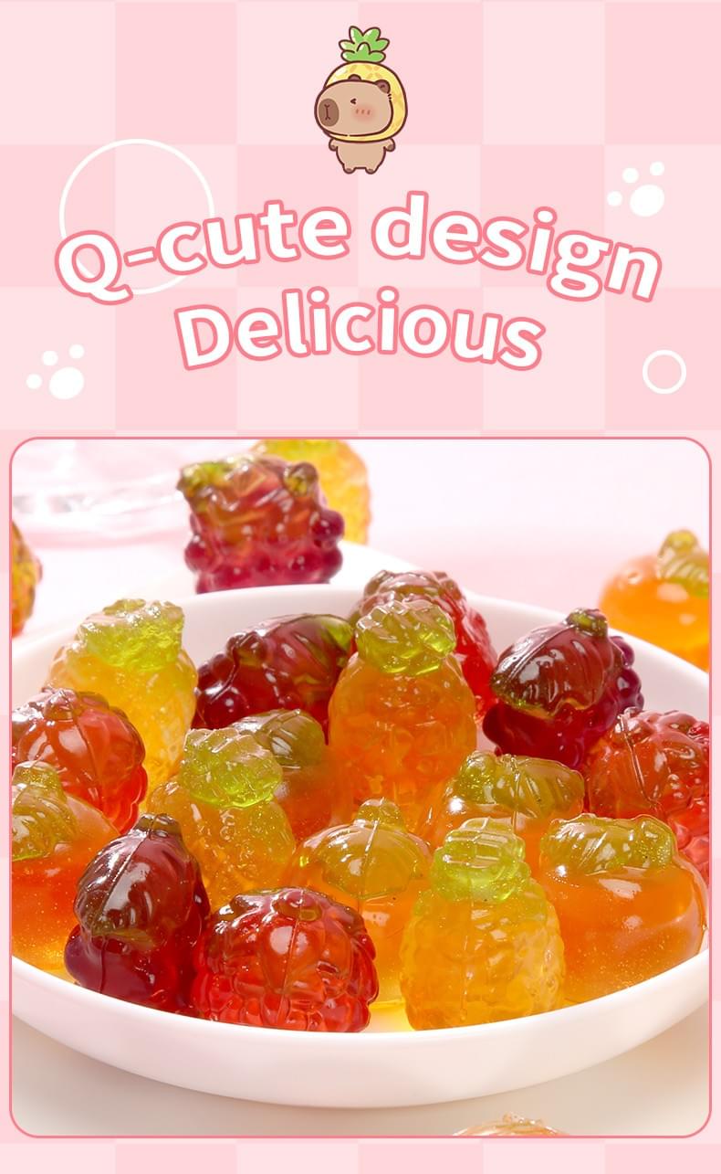 70g 4D Fruit Juice Gummies