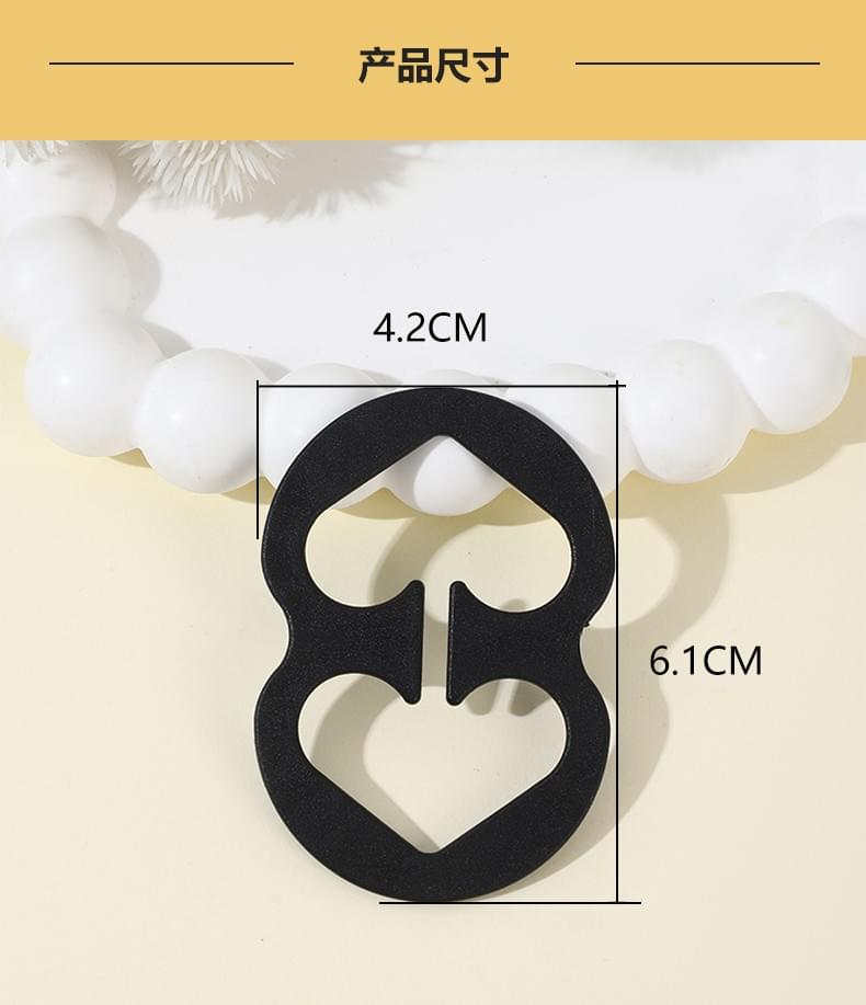 Large figure eight anti-slip buckle