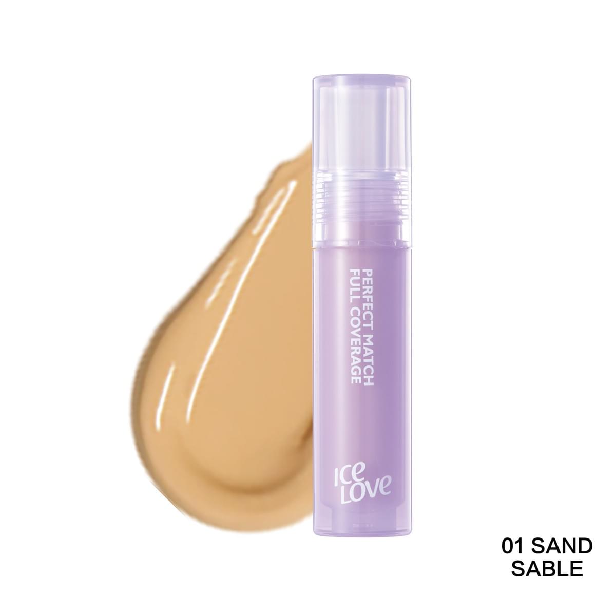 Cosmetics Makeup Waterproof Matte Full Coverage Small Purple for Acne Marks and Dark Circles Liquid 
