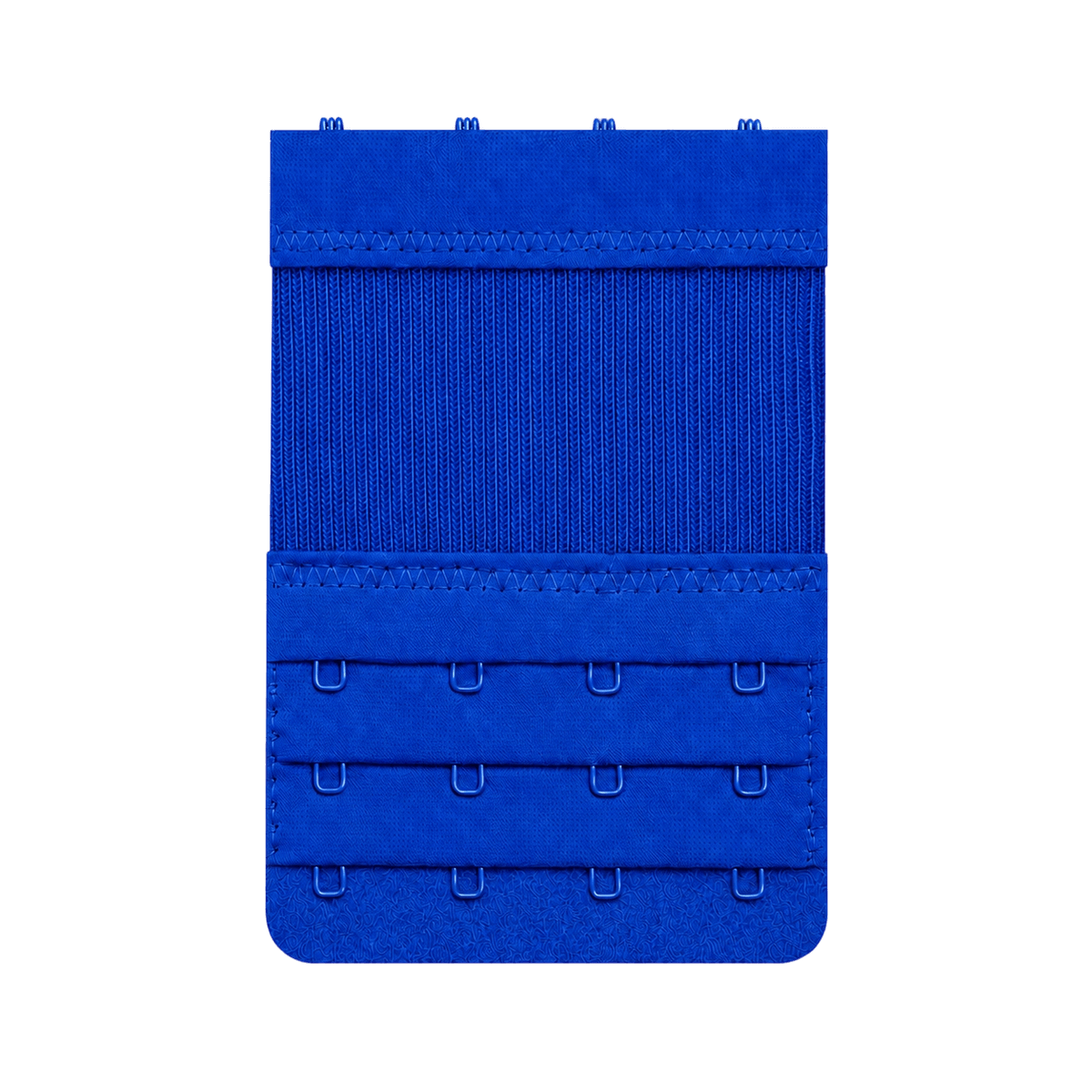 Rubber-coated four-buckle fastener