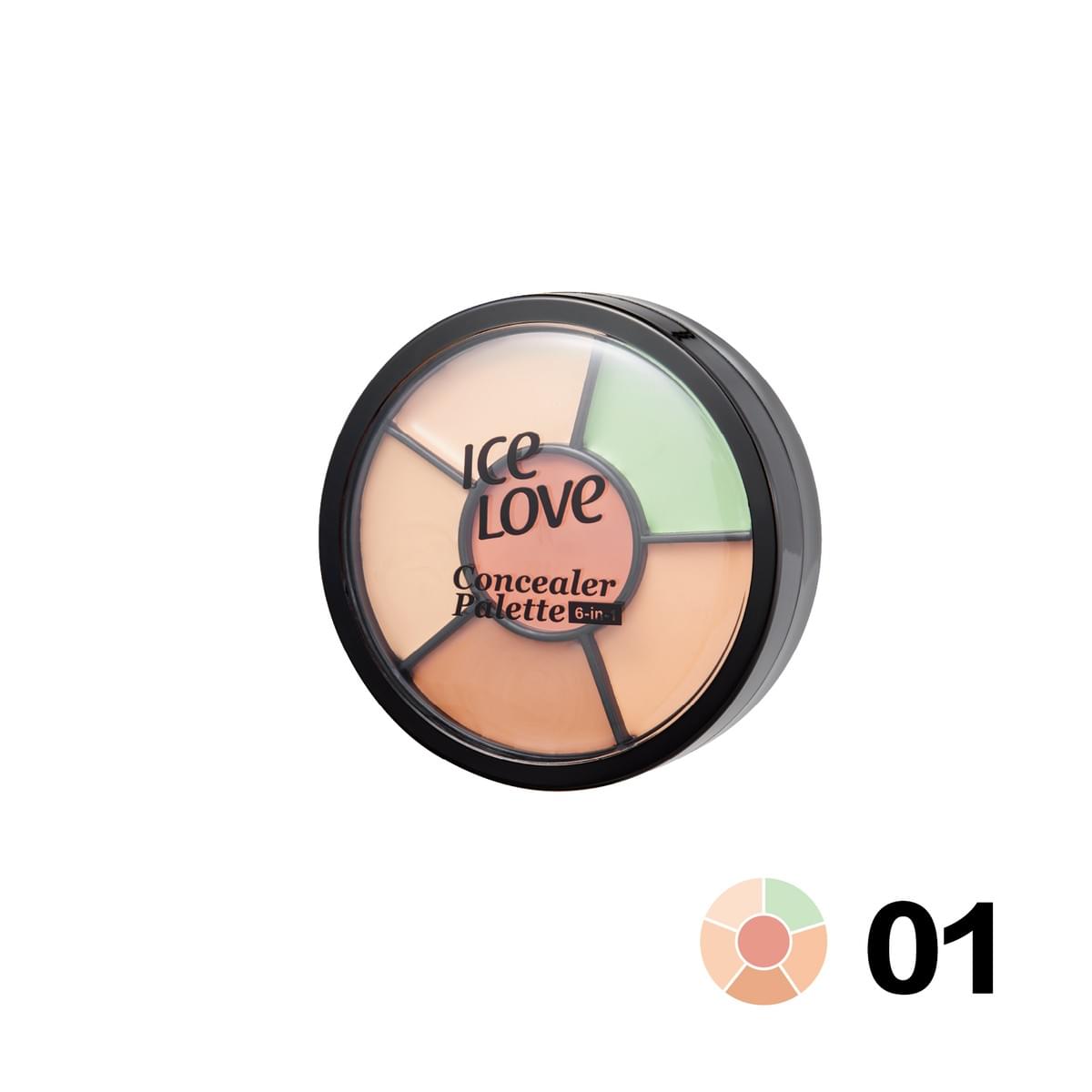 Custom High Quality 6 Colors Concealer Palette New Trend Long Lasting Waterproof Concealer Palette