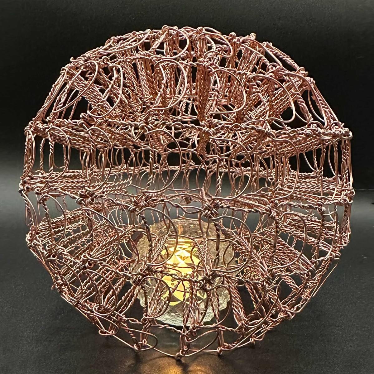 bougeoir en muselet de champagne