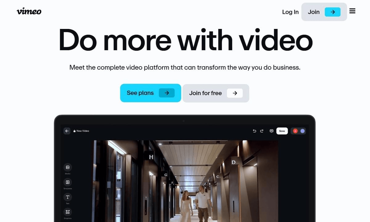 Explorer Vimeo pour le Contenu Sélectionné