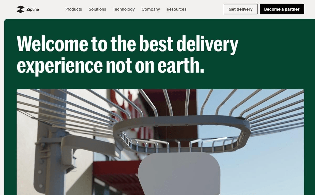 Exemples de Sites Offrant des Services de Logistique par Drones