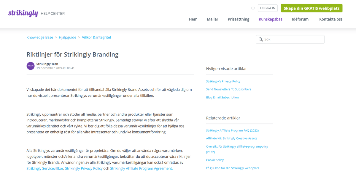 Implementera din integritetspolicy