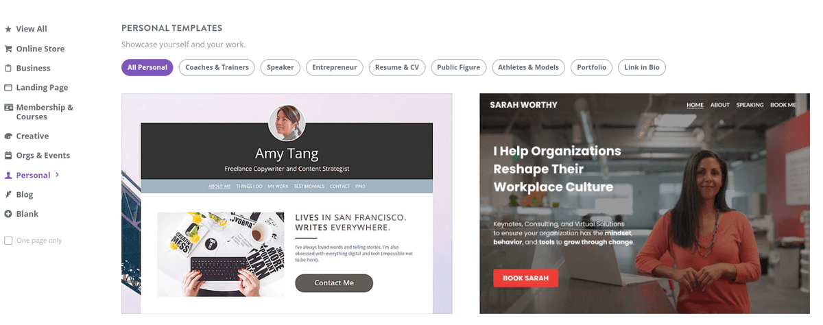 Làm thế nào Strikingly có thể giúp phát triển chuyên môn?