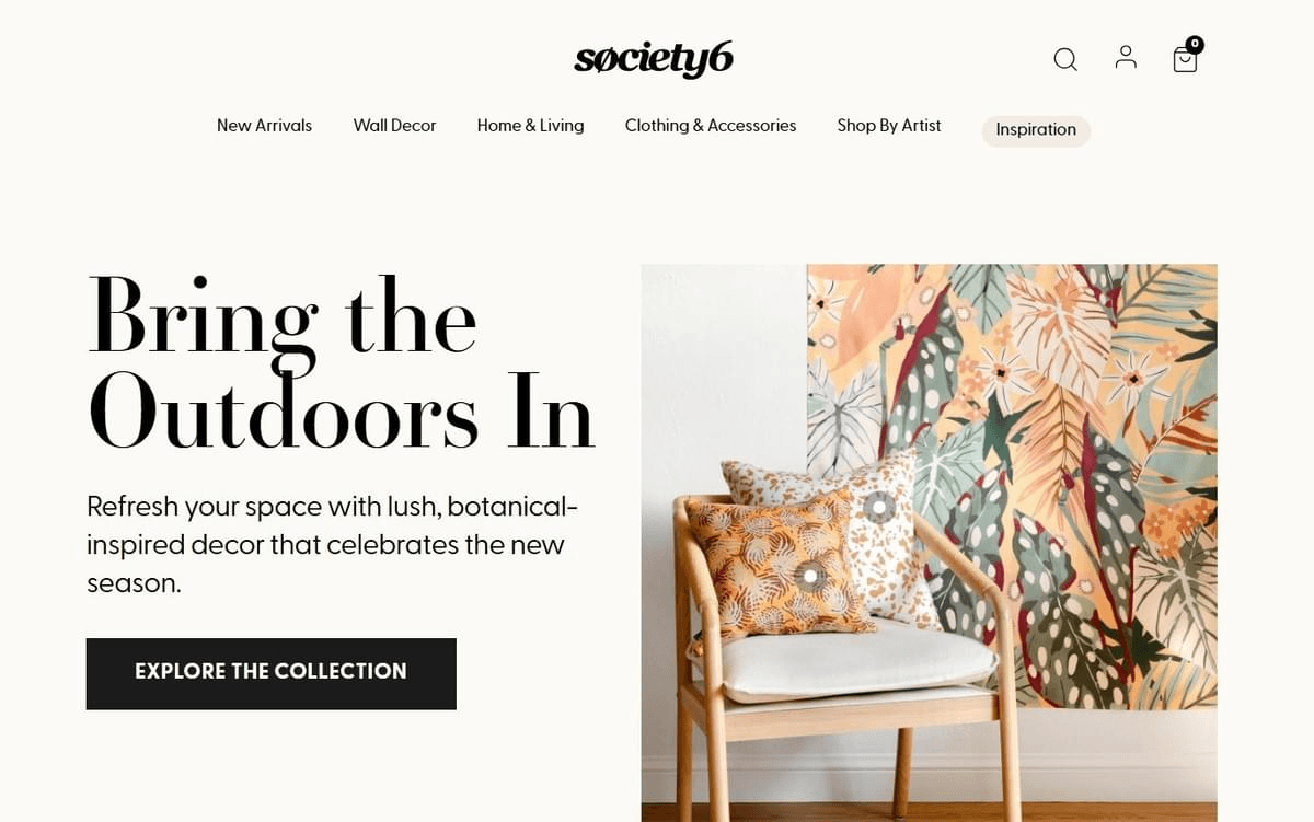 Society6 : Quand l'art rencontre le vêtement